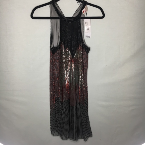 Parker Poinsettia Beaded Dress - Picture 3 of 7